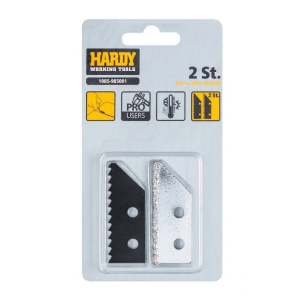 Леза д/скрібка для швів 50мм HARDY 2шт 1 з напилом 1005-905002