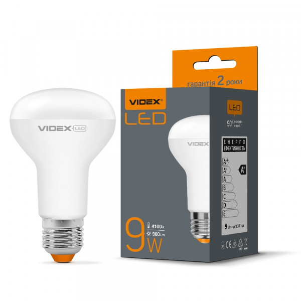 Лампа R63 9W E27 4100K Videx VL-R63e-09274