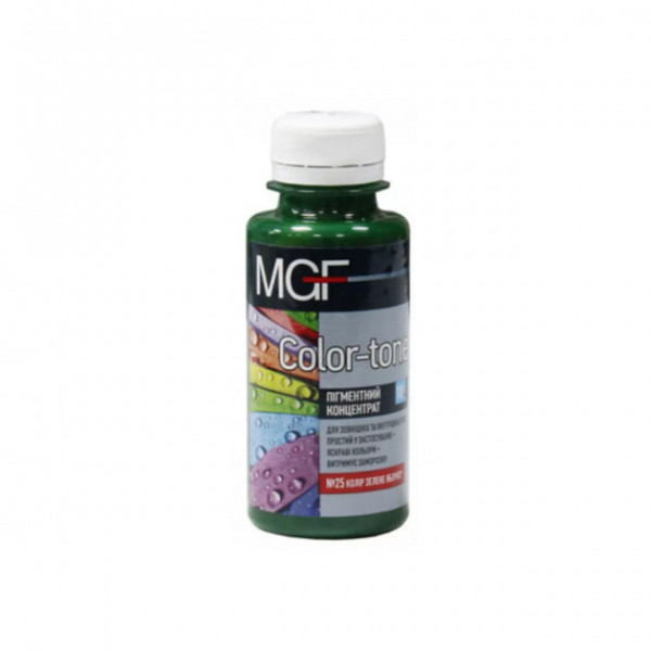 Пігмент Color-Tone MGF 100мл №25 Зелене яблуко MGF №25