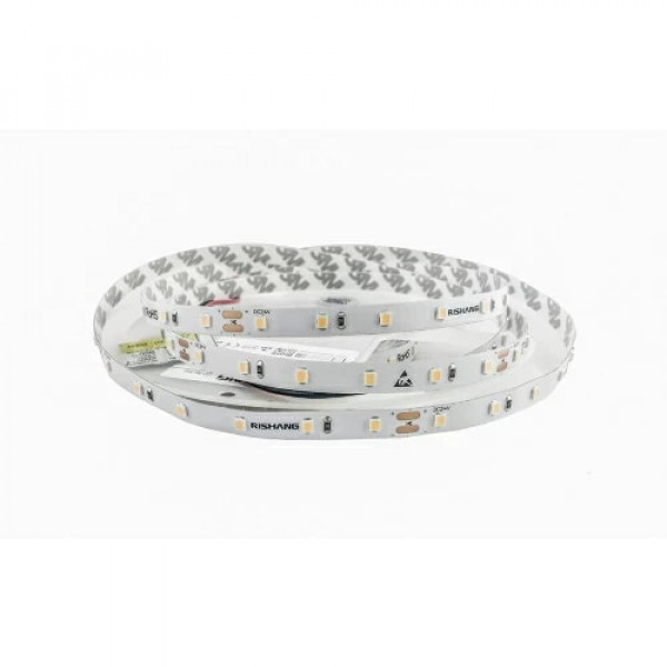 Стрічка світ 2835-60-IP33-8-24V 5.5W 5м 3000К Rish RN0860TC