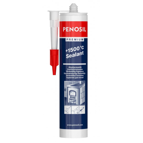 Герметик для печі PENOSIL 310 мл термостій.чорний 1500 градусів