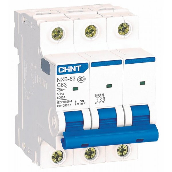 Автомат 3P/25A С NXB-63 CHINT