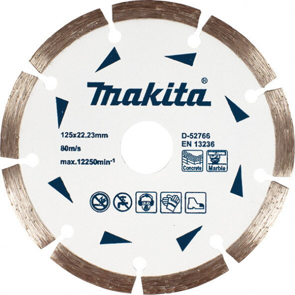Круг алмазний 125 22.2 сегмент Makita