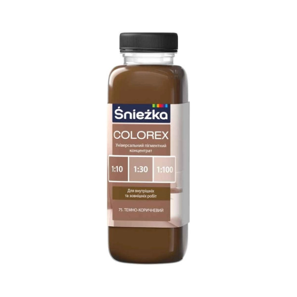 Пігмент COLOREX MAX (0,4 кг) №75 темно-коричневий