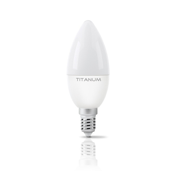 Лампа C37 6W E14 4100K Titanum TLC37-06144