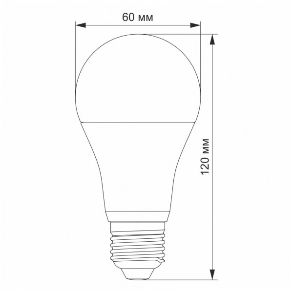 Лампа A65 15W E27 4100K Videx VL-A65e-15274