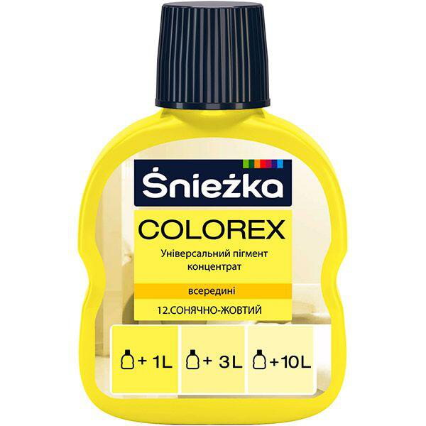 Пігмент COLOREX (0,1 кг) №12 жовтий сонячний