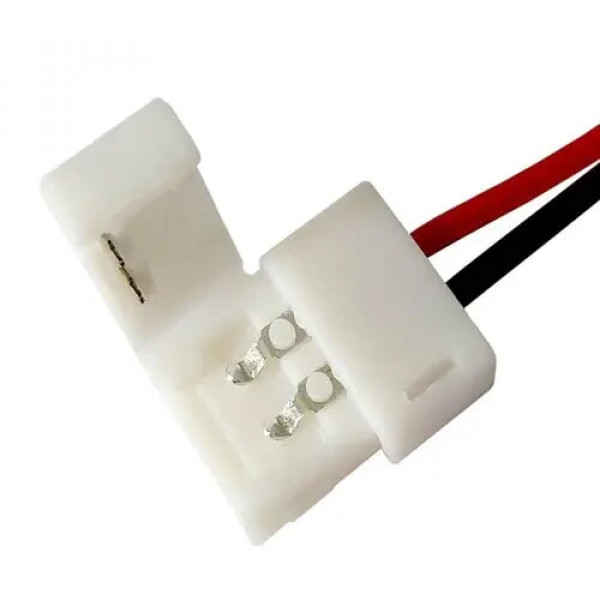 Конектор для Led стрічки 10мм (провод-зажим) Biom SC-06-SW-10-2