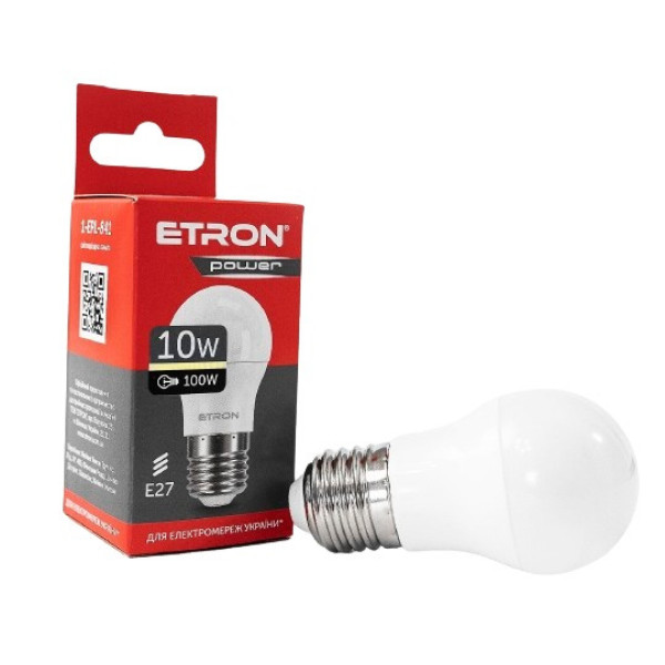 Лампа G45 10W E27 3000K ETRON 1-EPL-841